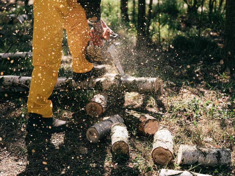 Tree removal job near Holly Springs, NC